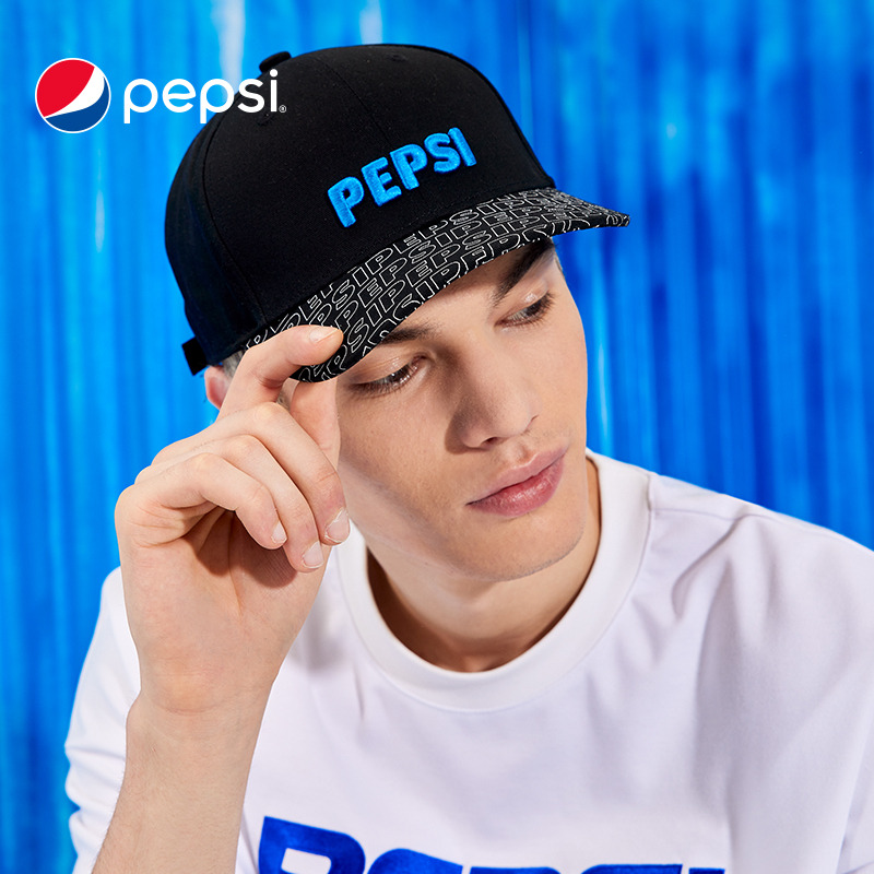 6310142.Pepsi百事 时尚休闲遮阳防晒运动刺绣印花棒球帽