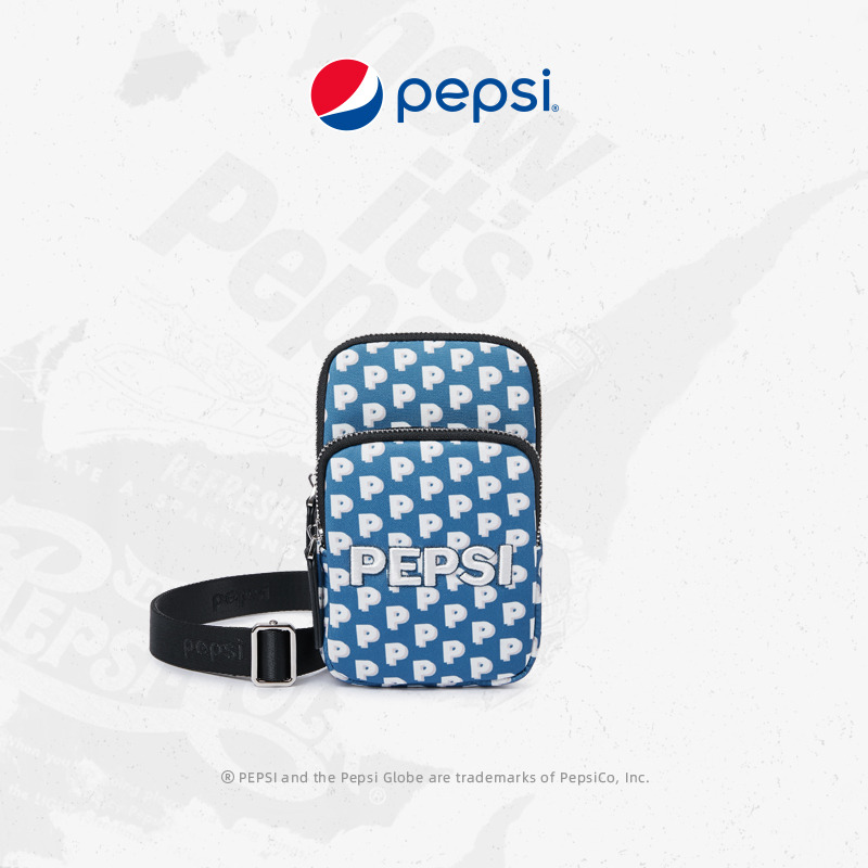 6862895.Pepsi百事 潮流时尚尼龙休闲经典百搭个性单肩斜挎相机包