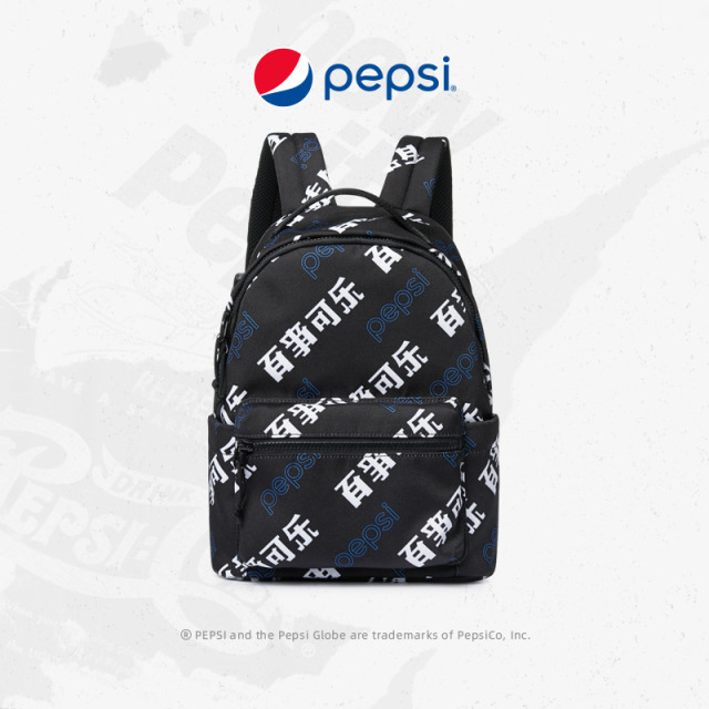 7319626.Pepsi百事 新款时尚潮酷百搭简约尼龙双肩包旅行包