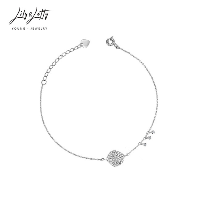7356661.【陌上花开】简约时尚水钻手链
