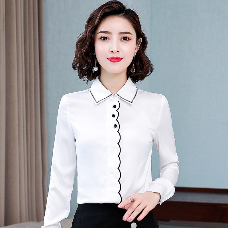 7362681.7-CHAOY衬衫女长袖新款洋气时尚春装上衣气质衬衣【7-CHAOY女装1】