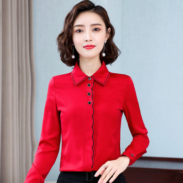 7362681.7-CHAOY衬衫女长袖新款洋气时尚春装上衣气质衬衣【7-CHAOY女装1】