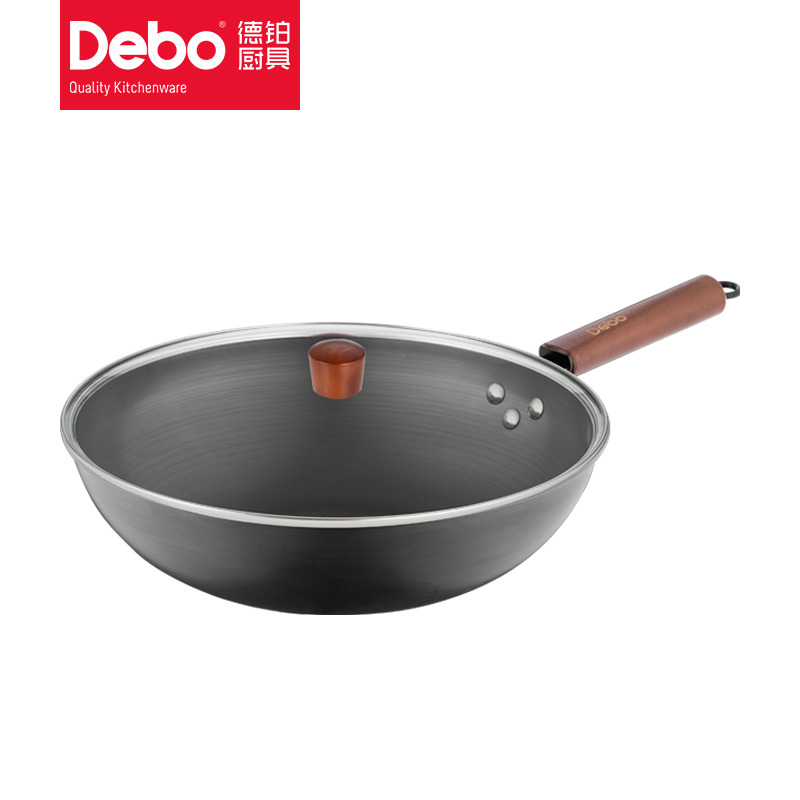 7366533.Debo徳铂艾娜炒锅32cm无涂层烹饪锅具