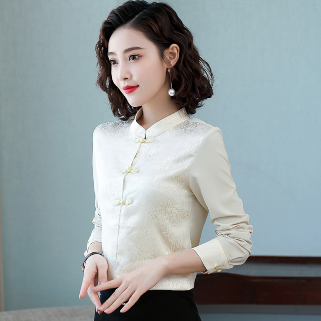 7371483.季婕新款洋气休闲时尚百搭春秋上衣气质衬衫女长袖衬衣【季婕女装1】