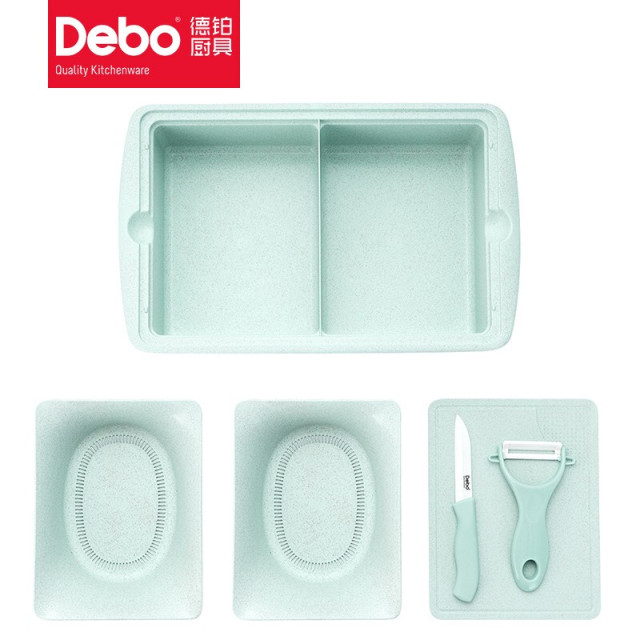 7401158.Debo 徳铂多功能套装砧板菜板6件套
