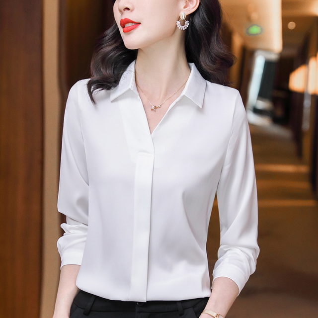 7398792.七玻威春秋季新款韩版职业女装衬衫长袖宽松打底衫【七玻威女装1】