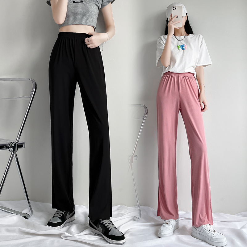 7553357.7-CY夏季新款女式时尚百搭显瘦开叉阔腿裤【7-CY女装XJ】