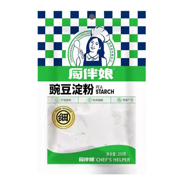 12693495.厨伴娘纯豌豆淀粉家用自制白凉粉原料凉粉专用淀粉凉皮粉四川特产