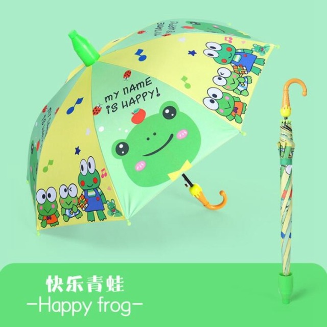 12281081.四体 儿童伞超轻便上学可爱孩子晴雨双用手动长柄伞