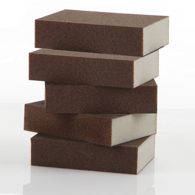 12280827.四体 10个装金刚砂海绵擦魔力擦锅底除垢去锈厨房清洗刷锅去污