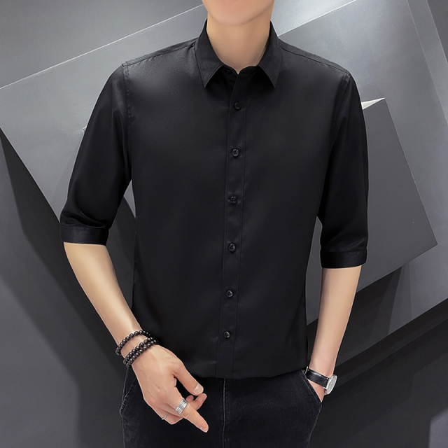7700910.七玻威夏季男式商务气质休闲百搭短袖衬衫【七玻威男装XJ】