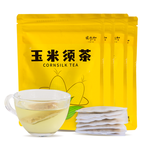 10762533.【限量200件】张太和 玉米须茶 37.5g（1.5g*25包）*5袋