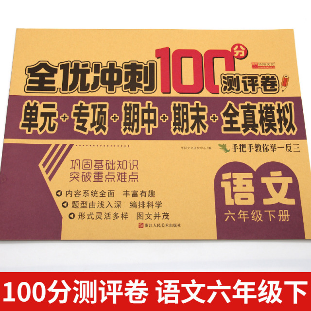 11973198.六年级试卷测试卷人教版卷子全优冲刺100分测评卷同步小学六年级