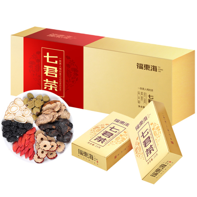 10901377.【福东海】七君茶216克/盒