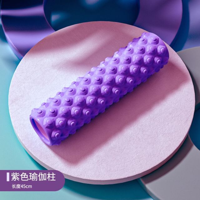 7882710.望远行 泡沫轴45CM 瑜伽辅助工具用品肌肉放松按摩滚轴瑜伽柱滚轮