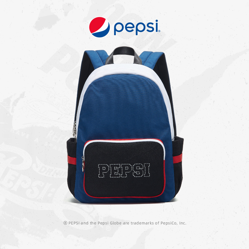 6310122.Pepsi百事 新款背包旅行包防泼水男女时尚百搭学院风双肩包