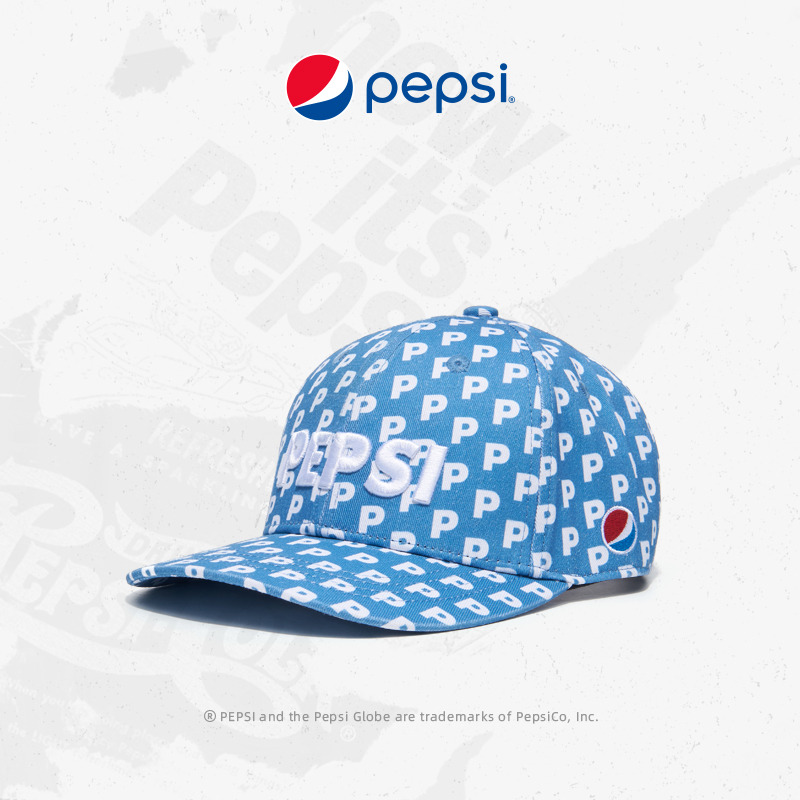 6314893.Pepsi百事 新款男女帽时尚休闲潮流遮阳防晒帅气棒球帽