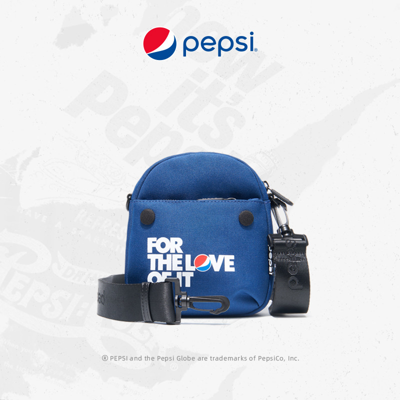 7319649.Pepsi百事 时尚休闲潮流轻便尼龙斜挎单肩包