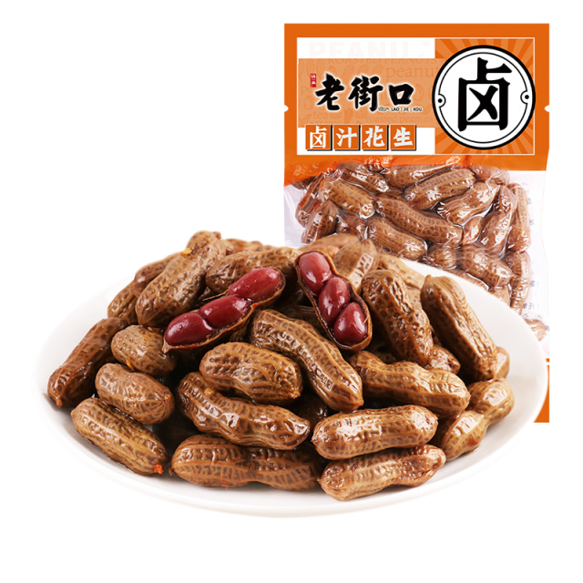 12687803.【69元任选10件】老街口-卤汁花生五香味250g
