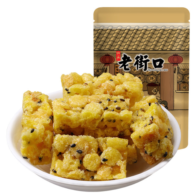 12687812.【69元任选10件】老街口-玉米芝麻酥150g