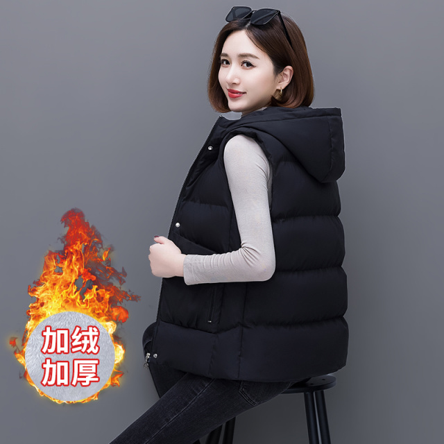 8222424.7-CY秋冬女式时髦显瘦保暖百搭休闲棉马甲【7-CY女装1】