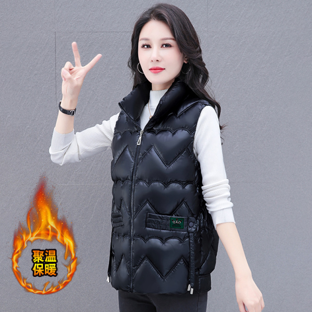 8245253.7-CHAOY秋冬女式时髦减龄保暖棉马甲【7-CHAOY女装1】