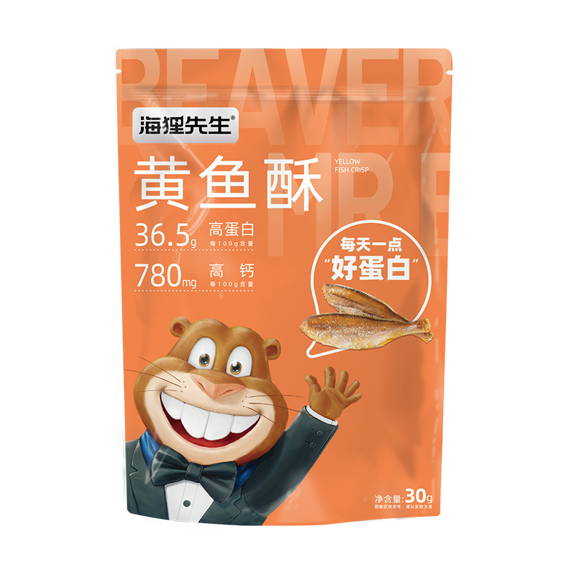 12679401.海狸先生【任选】黄鱼酥30g/袋