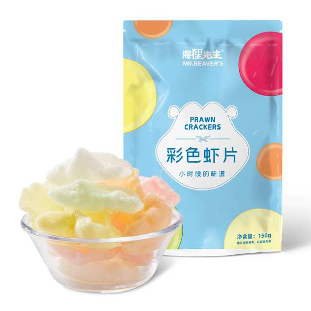 12679400.海狸先生【任选】彩色生虾片童年的回忆150g*2袋