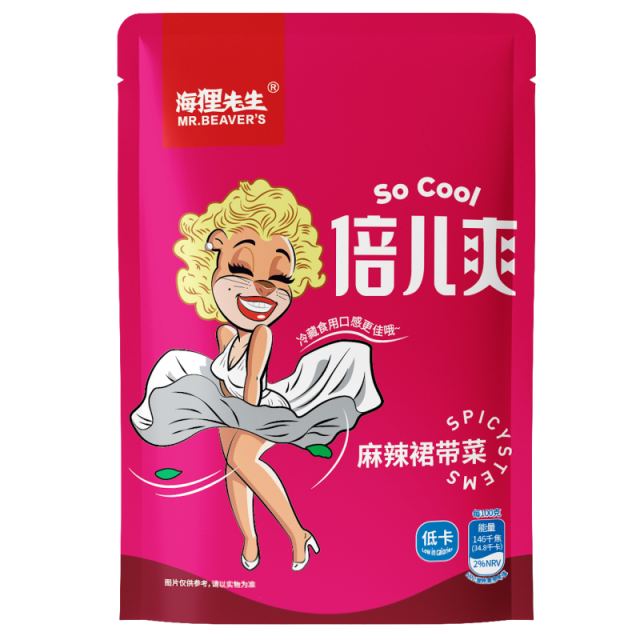 12679398.海狸先生【任选】麻辣裙带菜100g*2袋