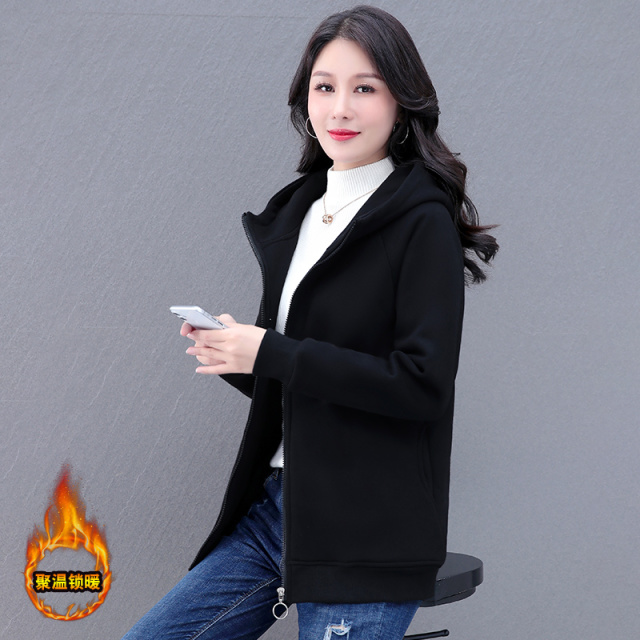 8314875.七玻威秋冬女式新款青春减龄加绒显瘦保暖外套【七玻威女装1】