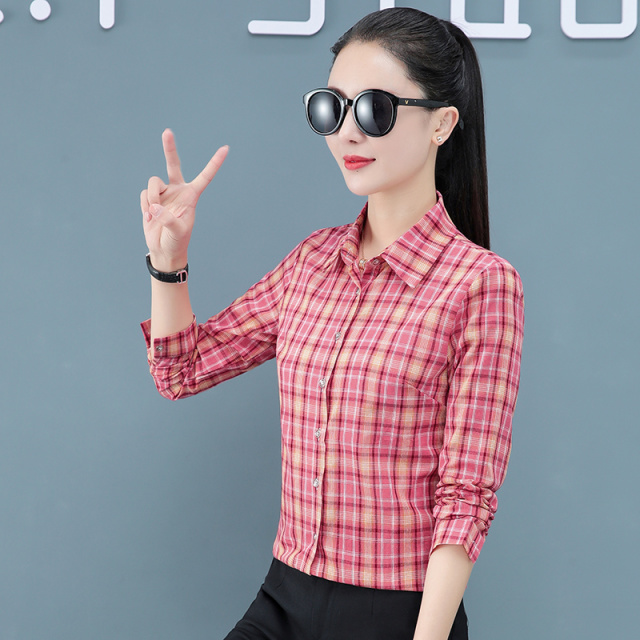 8314868.七玻威春秋女式优雅气质通勤百搭衬衫【七玻威女装1】