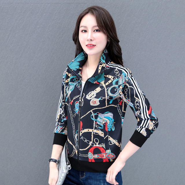 8314860.七玻威秋冬女式新款青春时尚休闲夹克【七玻威女装1】