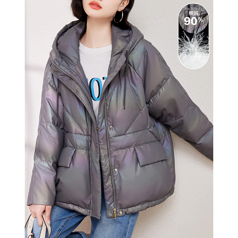 13747582.瑞品集团JEANS连帽羽绒服90绒