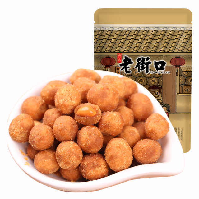 12687783.老街口-香酥多味花生米200g/袋 解馋小吃豆