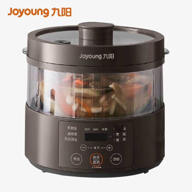 8408380.九阳 Joyoung 多功能电饭煲蒸汽玻璃内胆3L家用煮饭炖汤蒸菜F30S-S360
