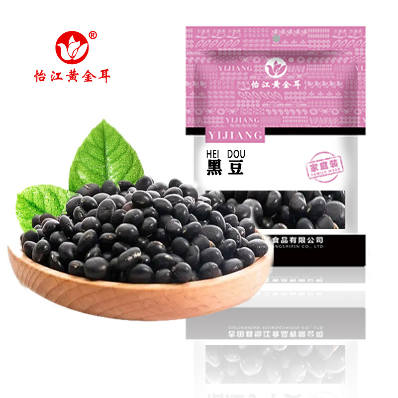 12687474.怡江黄金耳 黑豆子农家自产绿芯黑豆250克