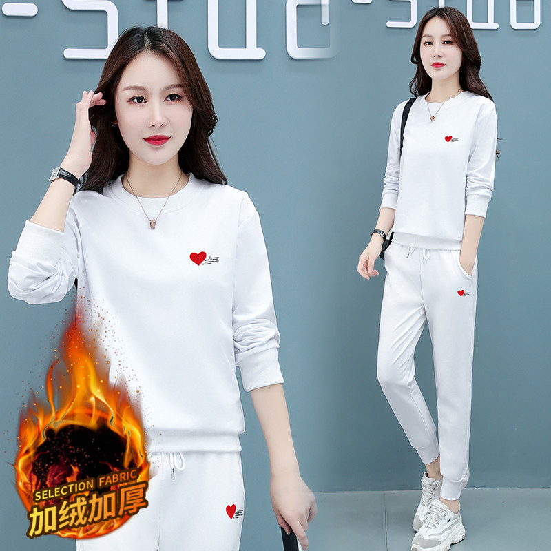 8461388.7-CHAOY新款女式减龄时髦休闲运动两件套【加绒可选】【7-CHAOY女装1】