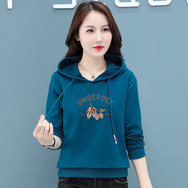8461379.7-CHAOY新款女式减龄时髦显瘦百搭连帽卫衣【加绒可选】【7-CHAOY女装1】