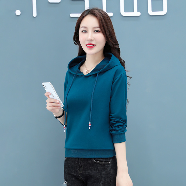 8461380.7-CHAOY新款女式减龄时髦显瘦百搭连帽卫衣【加绒可选】【7-CHAOY女装1】