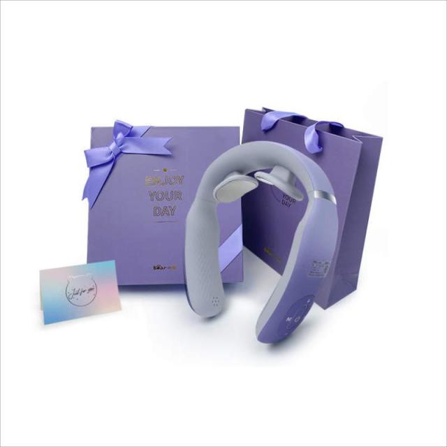 8472336.【送礼佳品】Bear/小熊 颈椎颈部按摩仪器 礼盒包装款 肩颈脖子护理 脉冲护颈仪 AMQ-A03A1