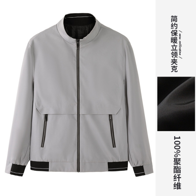 8476382.才子男装【保暖立领】22秋冬新品男式垂顺易打理时尚舒适外套夹克