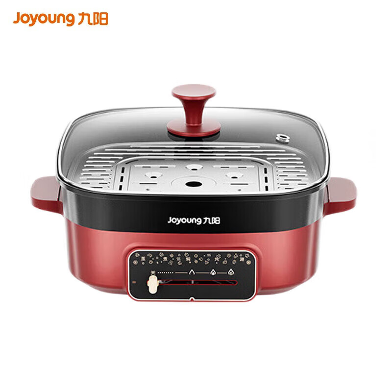 8496179.【优选】九阳（Joyoung）家用电火锅涮肉一体锅多功能6L大容量多档调温电热锅电煮锅