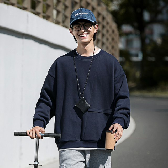 8527093.7-CY秋冬男式新潮高品简约百搭卫衣【7-CY男装1】