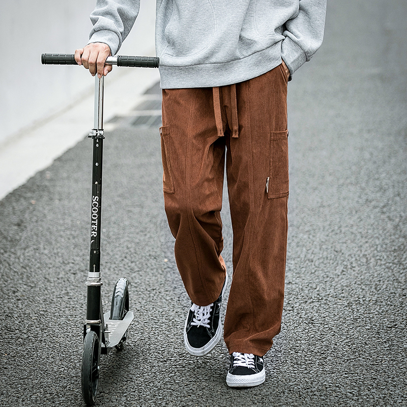 8527101.7-CY秋冬男式新潮高品灯芯绒直筒休闲裤【7-CY男装1】