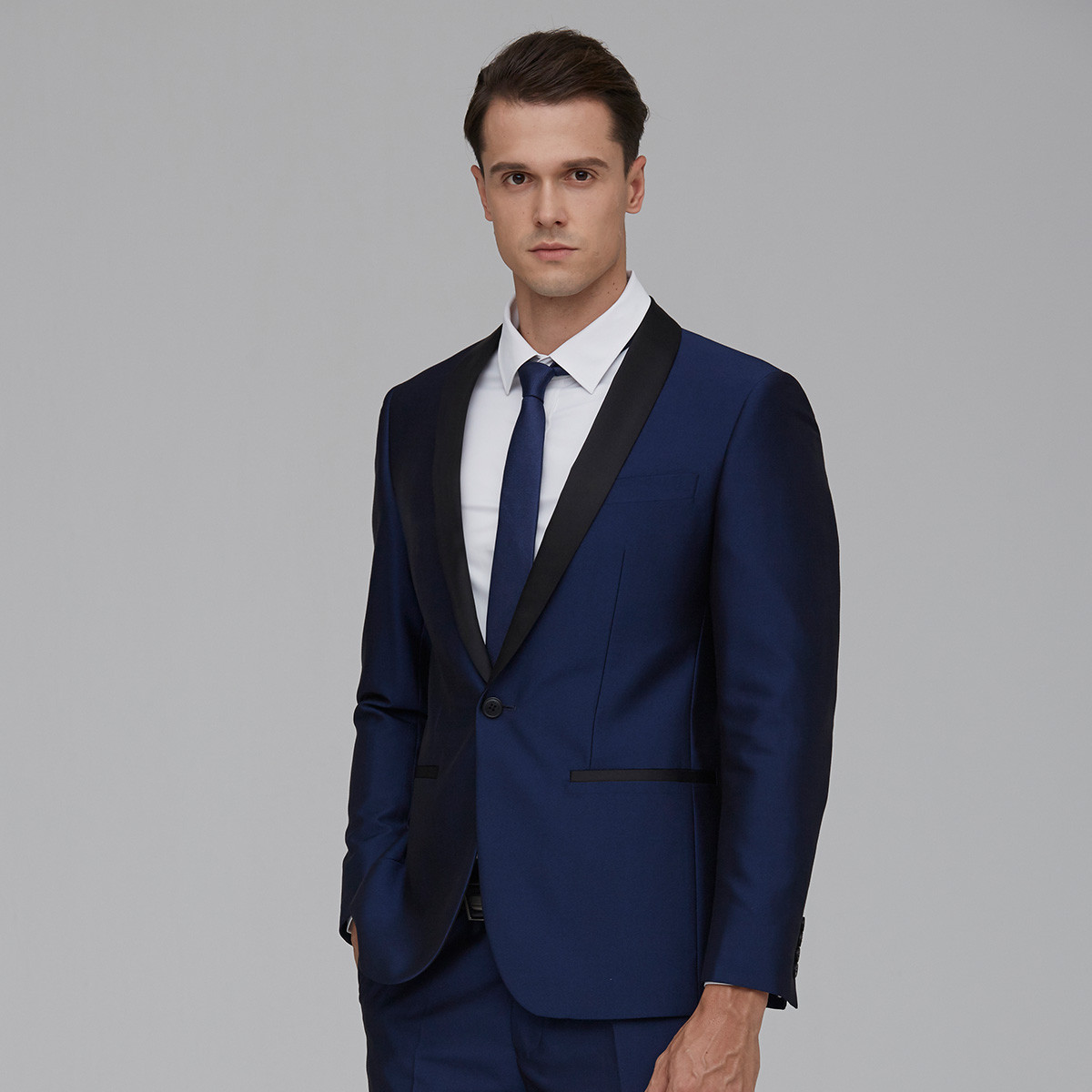 8534933.Nautica Tailored【二件套】西服套装男商务正装新郎伴郎结婚礼服