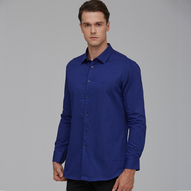 8535068.Nautica Tailored【100%棉】秋季衬衣衬衣商务正装衬衫男