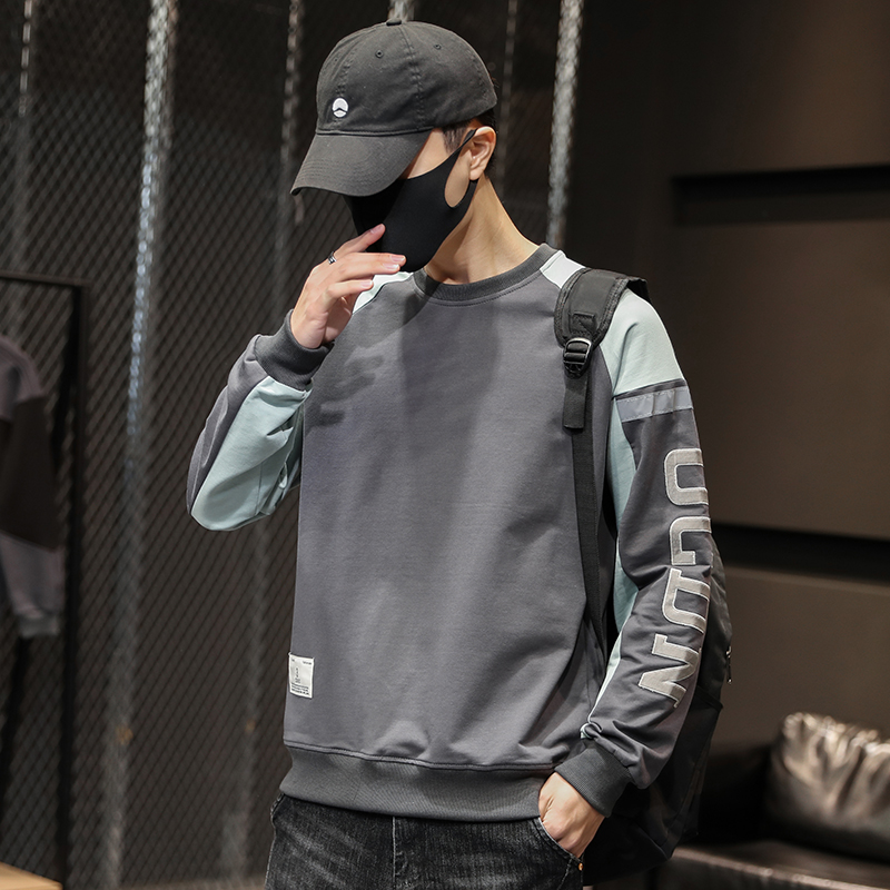 8536771.七玻威秋冬男式休闲舒适棉质百搭大码卫衣【加绒可选】【七玻威男装1】