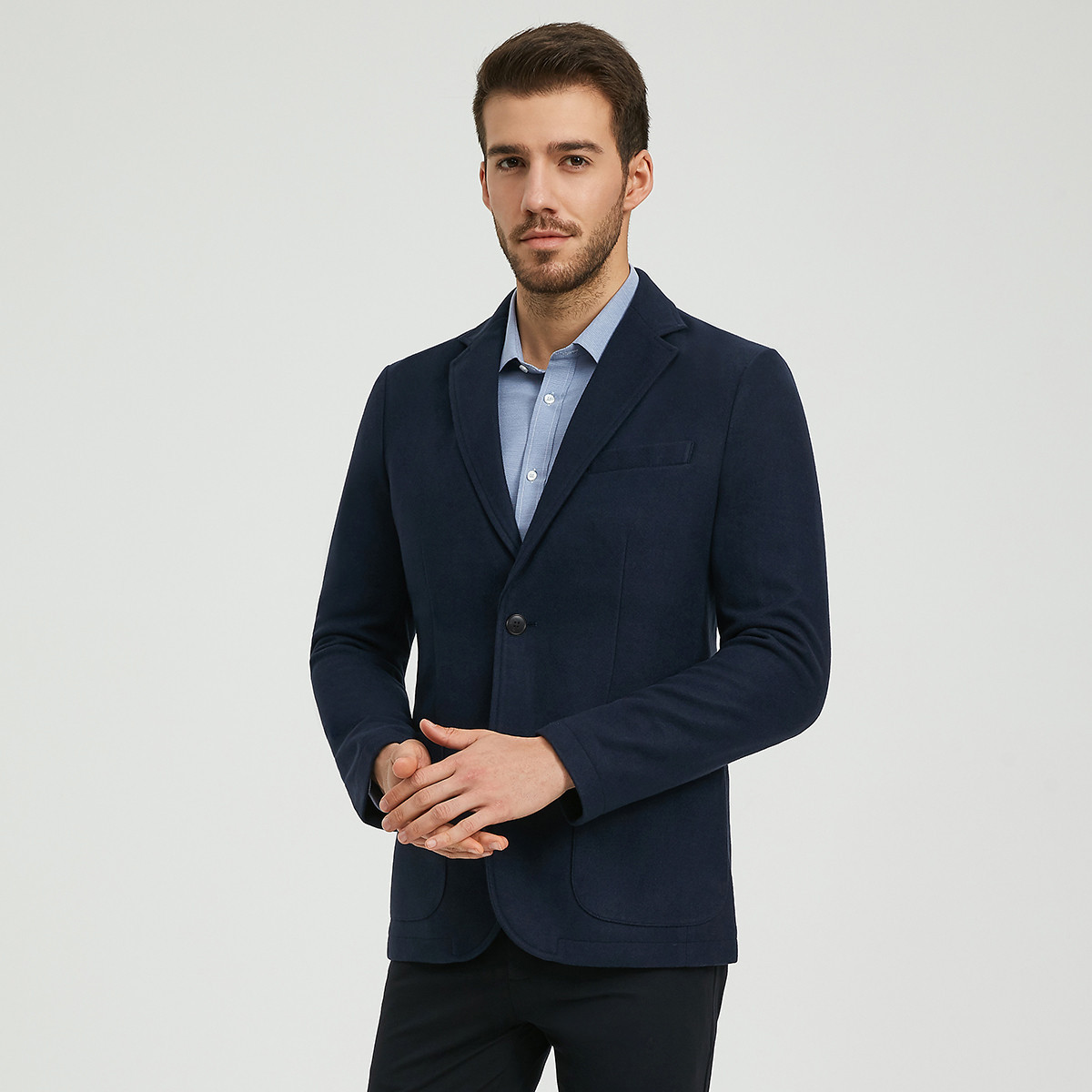 8542111.Nautica Tailored经典单西男士外套中青年正装西服