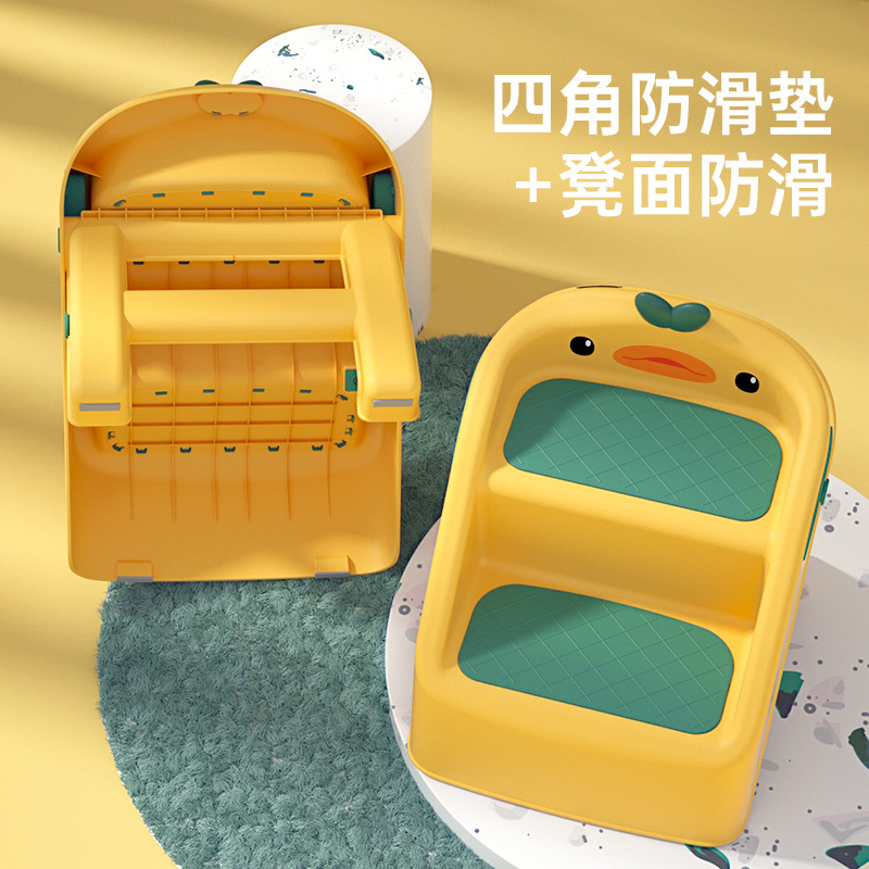 12848414.娜拉宝贝 可折叠儿童垫脚凳宝宝洗手台阶凳脚踏凳踩脚凳洗脸刷牙凳子洗漱凳