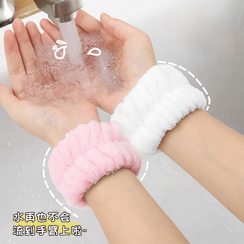 12280809.四体 3对装吸水洗脸手腕带运动手环护腕